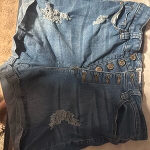 YMI Dark Blue Denim Shorts